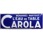 Plaque émaillée Carola