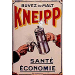 Plaque émaillée Kneipp