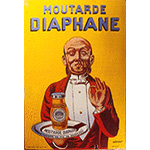 Plaque maille Moutarde Diaphane