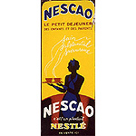Plaque émaillée Nescao