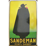 Plaque émaillée Sandeman