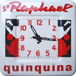 Horloge émaillée Saint Raphael