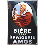 Plaque émaillée Amos