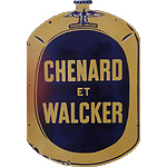 Plaque émaillée Chenard et Walcker