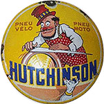 Plaque émaillée Hutchinson
