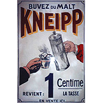 Plaque émaillée Kneipp