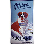 Plaque émaillée Milka suchard