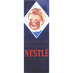 Plaque émaillée Nestlé