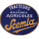 Plaque émaillée Scemia