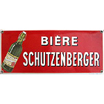 Plaque émaillée Schutzenberger