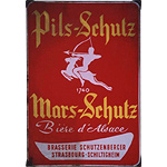 Plaque émaillée Schutz