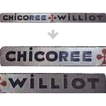 Plaque émaillée Williot